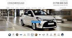 Desktop Screenshot of conisbroughmotorcompany.co.uk